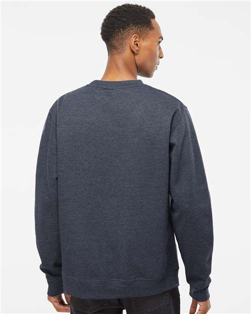 Independent Trading Co. Unisex Midweight Crewneck Sweatshirt - SS3000 Classic Navy Heather