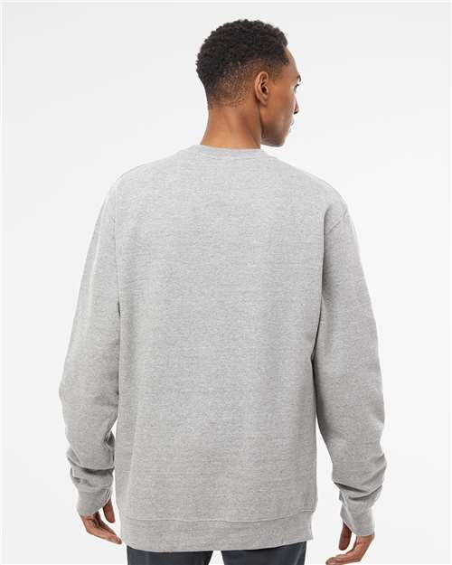 Independent Trading Co. Unisex Midweight Crewneck Sweatshirt - SS3000 Grey Heather