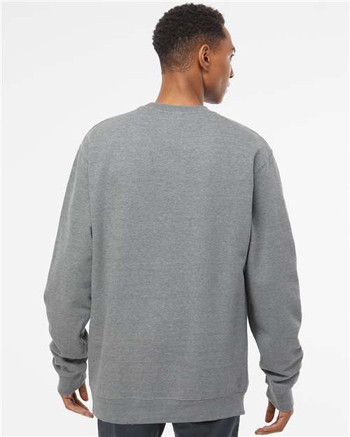 Independent Trading Co. Unisex Midweight Crewneck Sweatshirt - SS3000 Gunmetal Heather