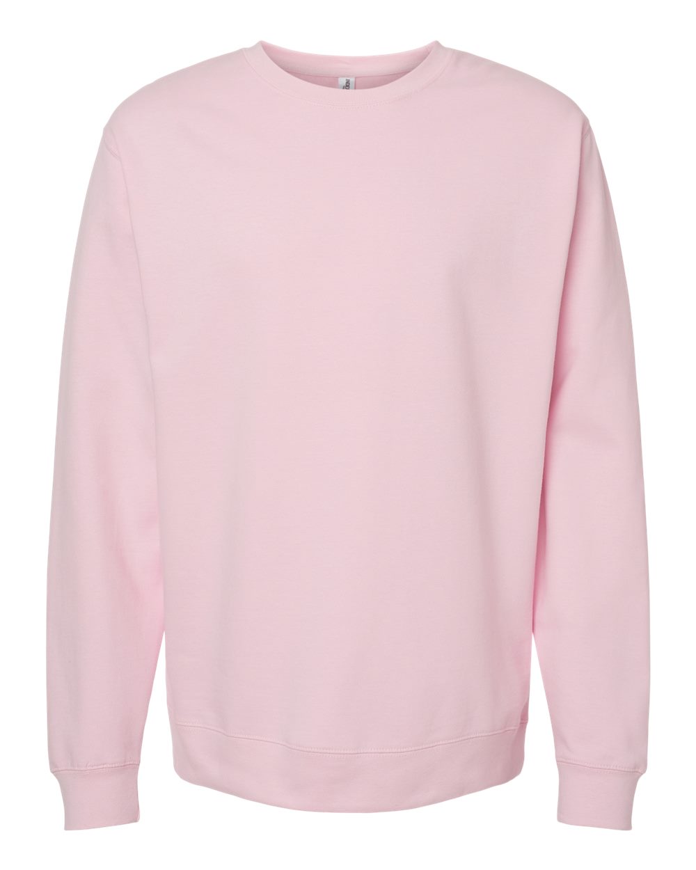 Independent Trading Co. Unisex Midweight Crewneck Sweatshirt - SS3000 Light Pink