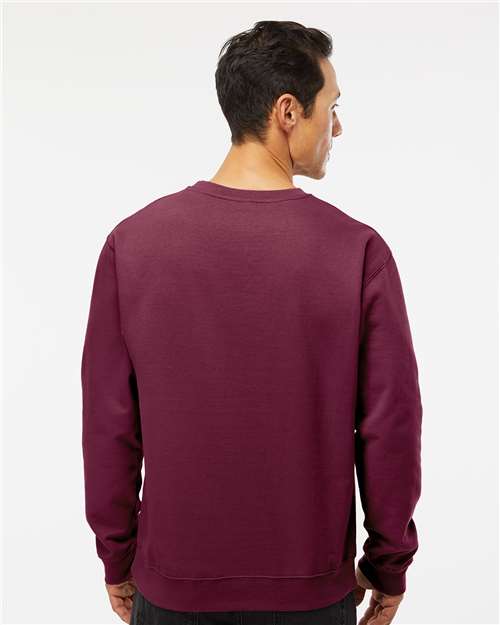 Independent Trading Co. Unisex Midweight Crewneck Sweatshirt - SS3000 Maroon