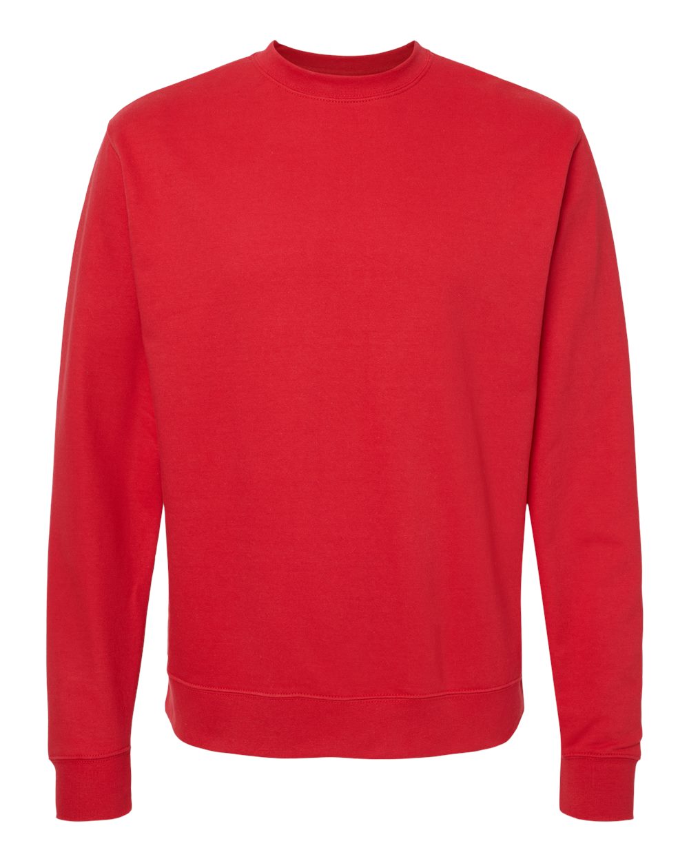 Independent Trading Co. Unisex Midweight Crewneck Sweatshirt - SS3000 Red