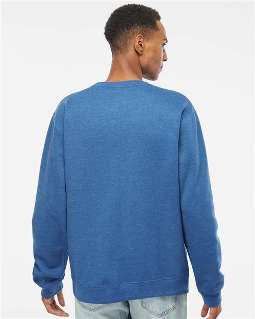 Independent Trading Co. Unisex Midweight Crewneck Sweatshirt - SS3000 Royal Heather