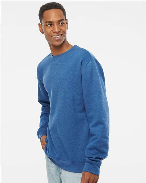 Independent Trading Co. Unisex Midweight Crewneck Sweatshirt - SS3000 Royal Heather
