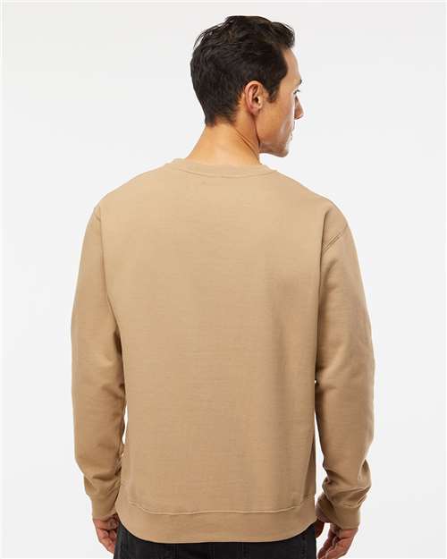 Independent Trading Co. Unisex Midweight Crewneck Sweatshirt - SS3000 Sandstone