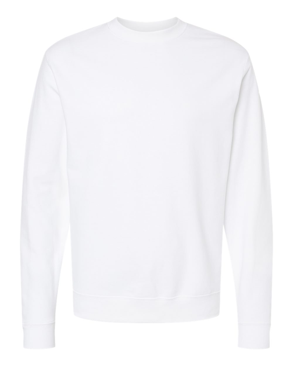 Independent Trading Co. Unisex Midweight Crewneck Sweatshirt - SS3000 White