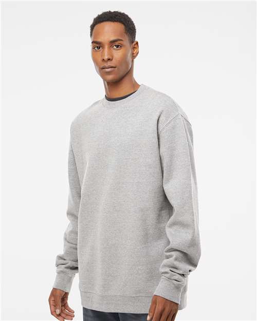 Independent Trading Co. Unisex Midweight Crewneck Sweatshirt - SS3000 Grey Heather