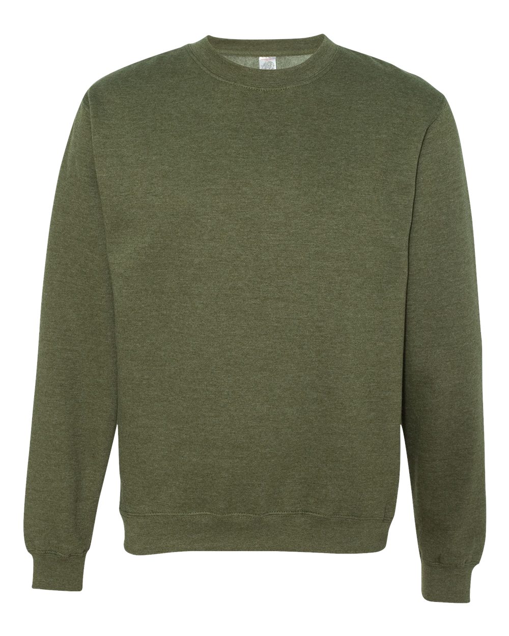 Independent Trading Co. Unisex Midweight Crewneck Sweatshirt - SS3000 Army Heather