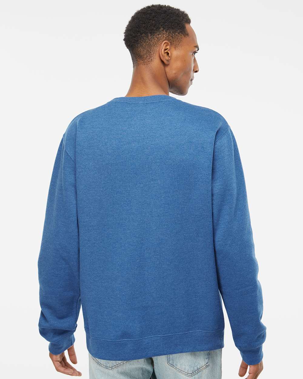 Independent Trading Co. Unisex Midweight Crewneck Sweatshirt - SS3000 Royal Heather