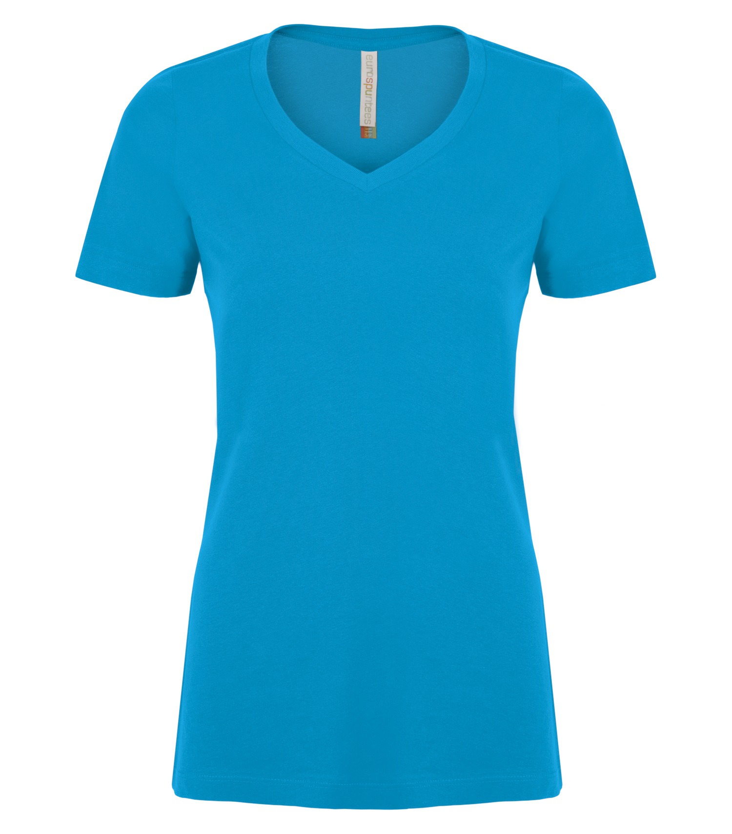 ATCᴹᶜ EuroSpunᴹᴰ ATC™ EUROSPUN® RING SPUN V-NECK LADIES' TEE. ATC8001L Sapphire