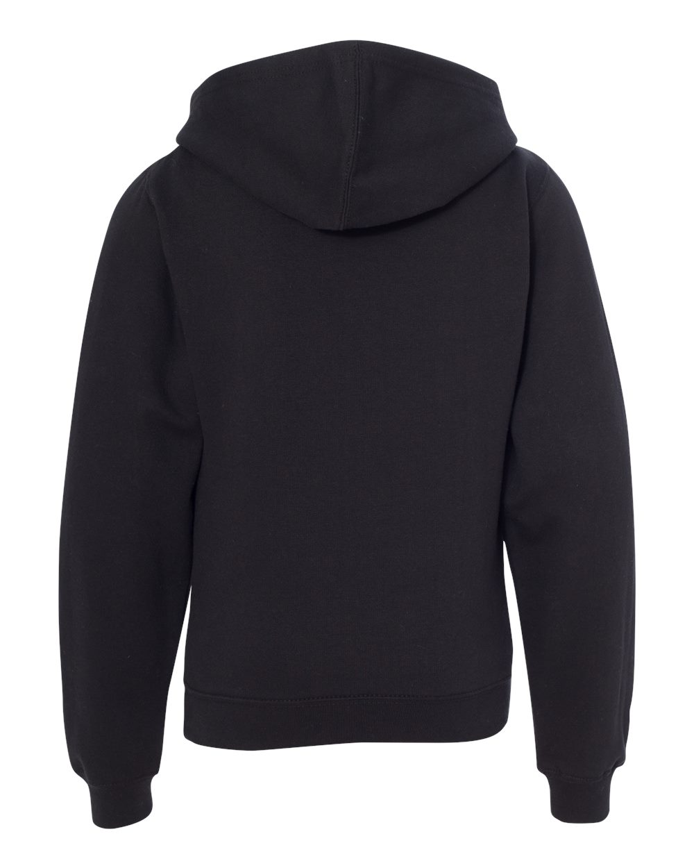 Independent Trading Co. Youth Midweight Hooded Sweatshirt - SS4001Y Black