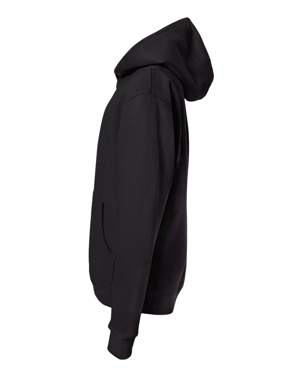 Independent Trading Co. Youth Midweight Hooded Sweatshirt - SS4001Y Black