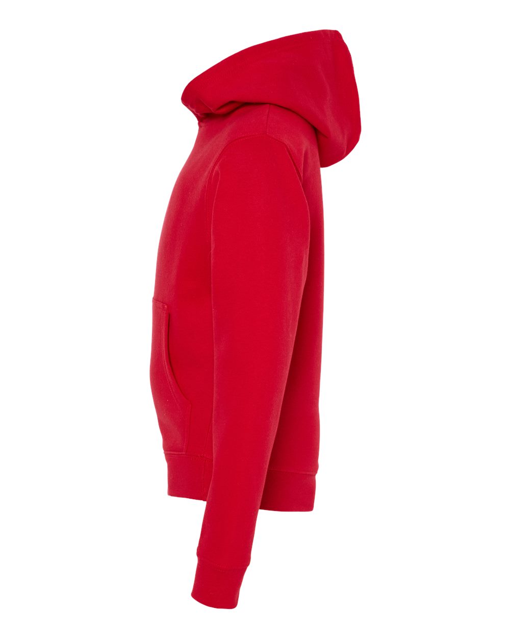Independent Trading Co. Youth Midweight Hooded Sweatshirt - SS4001Y Red