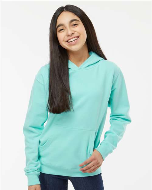 Independent Trading Co. Youth Midweight Hooded Sweatshirt - SS4001Y Mint