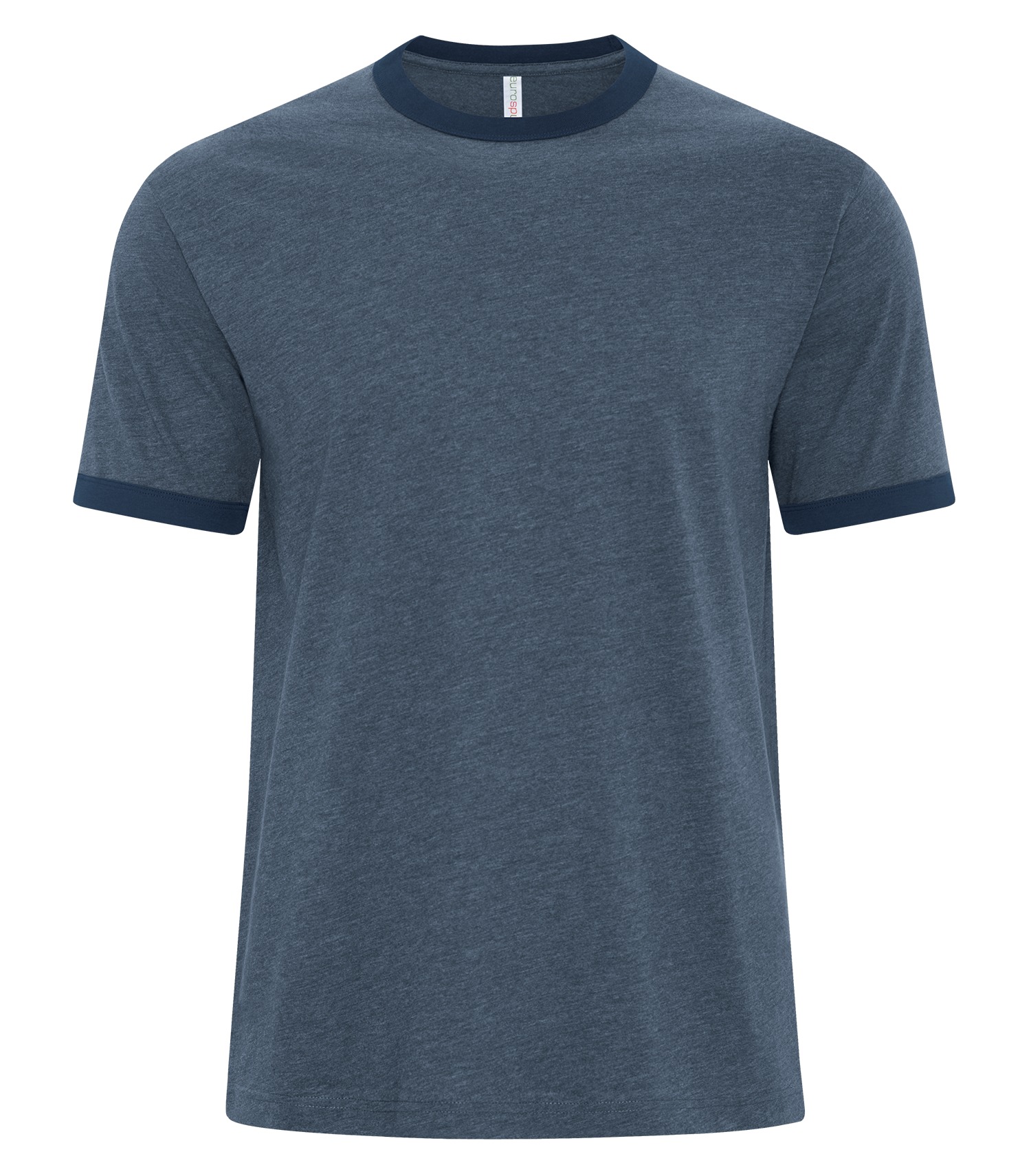 ATCᴹᶜ EuroSpunᴹᴰ ATC™ EUROSPUN® RINGER TEE. ATC9001 Navy Heather*-True Navy