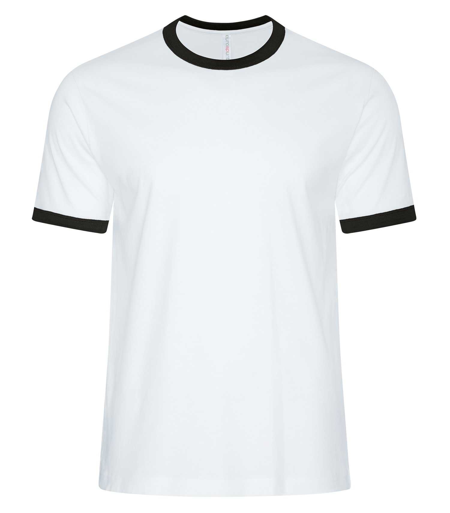 ATCᴹᶜ EuroSpunᴹᴰ ATC™ EUROSPUN® RINGER TEE. ATC9001 White-Black
