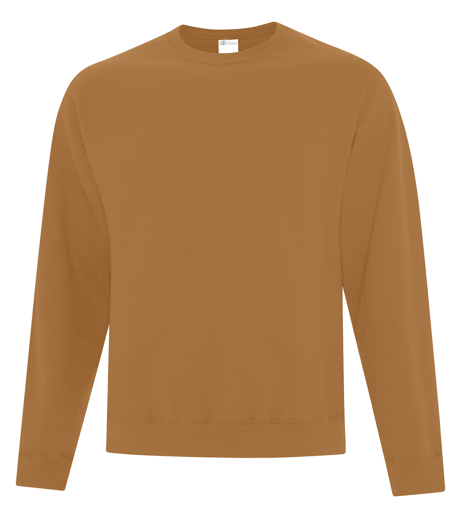 ATCᴹᶜ Everyday Collectionᴹᴰ ATC™ EVERYDAY FLEECE CREWNECK SWEATSHIRT. ATCF2400 Caramel