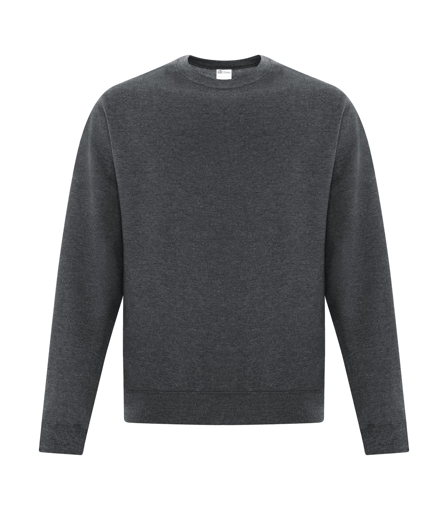 ATCᴹᶜ Everyday Collectionᴹᴰ ATC™ EVERYDAY FLEECE CREWNECK SWEATSHIRT. ATCF2400 Dark Heather Grey