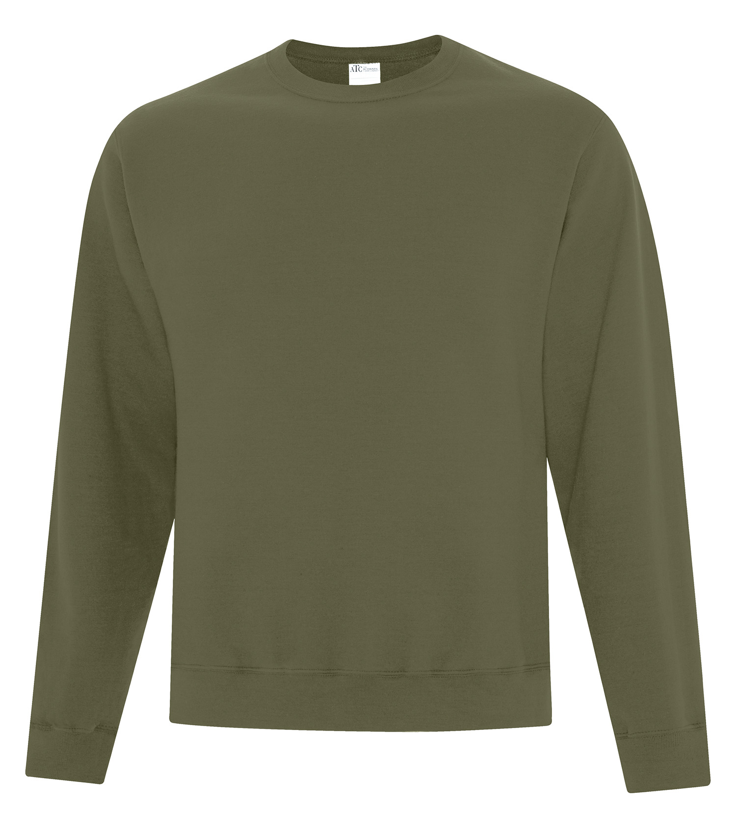 ATCᴹᶜ Everyday Collectionᴹᴰ ATC™ EVERYDAY FLEECE CREWNECK SWEATSHIRT. ATCF2400 Military Green