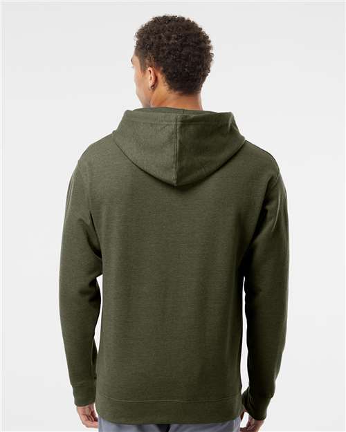 Independent Trading Co. Unisex Midweight Hooded Sweatshirt - SS4500 Army Heather