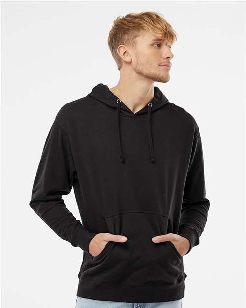 Independent Trading Co. Unisex Midweight Hooded Sweatshirt - SS4500 Black