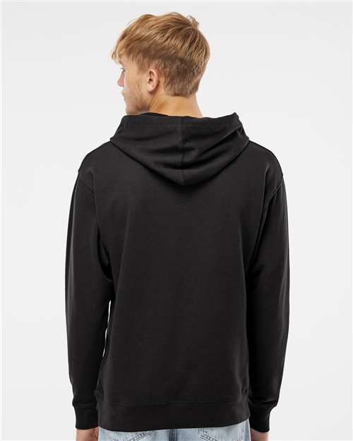 Independent Trading Co. Unisex Midweight Hooded Sweatshirt - SS4500 Black