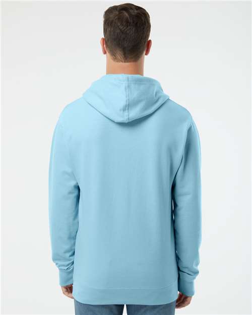 Independent Trading Co. Unisex Midweight Hooded Sweatshirt - SS4500 Blue Aqua
