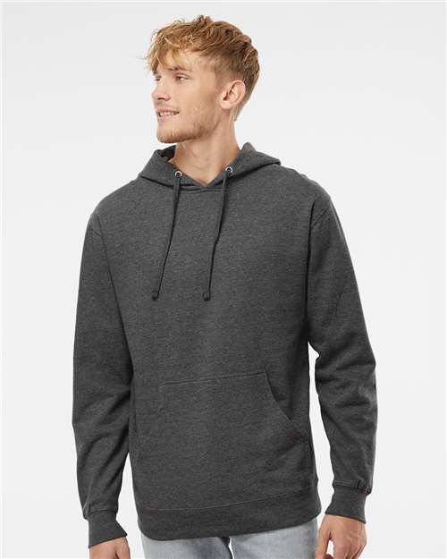 Independent Trading Co. Unisex Midweight Hooded Sweatshirt - SS4500 Charcoal Heather