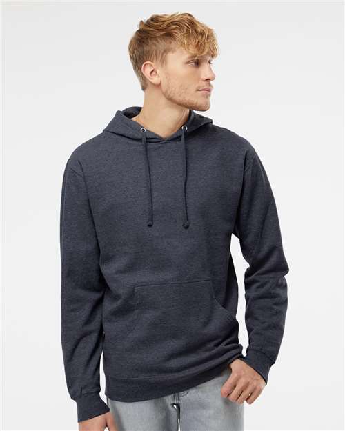 Independent Trading Co. Unisex Midweight Hooded Sweatshirt - SS4500 Classic Navy Heather