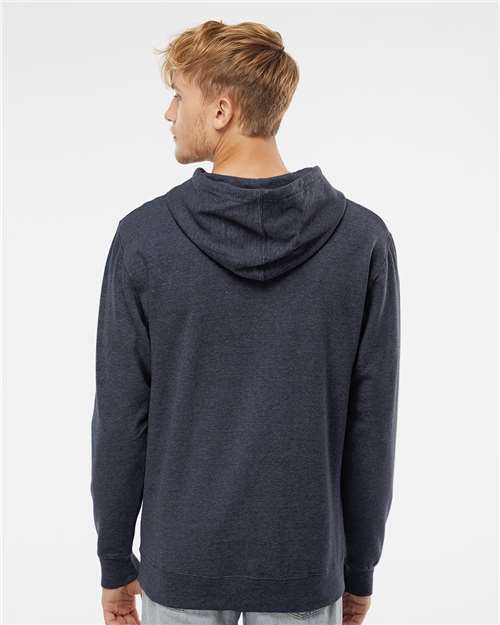 Independent Trading Co. Unisex Midweight Hooded Sweatshirt - SS4500 Classic Navy Heather