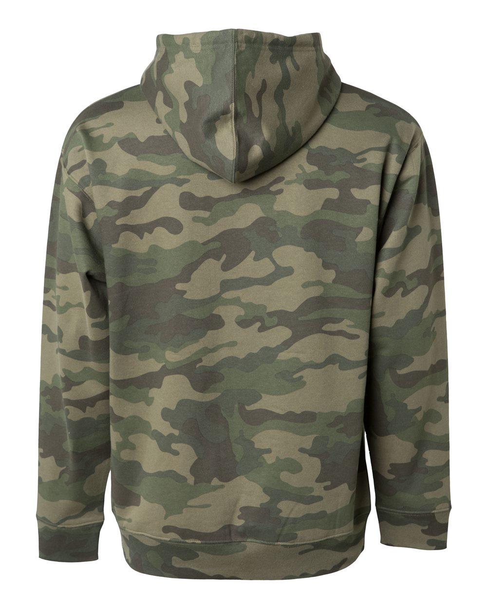 Independent Trading Co. Unisex Midweight Hooded Sweatshirt - SS4500 Forest Camo