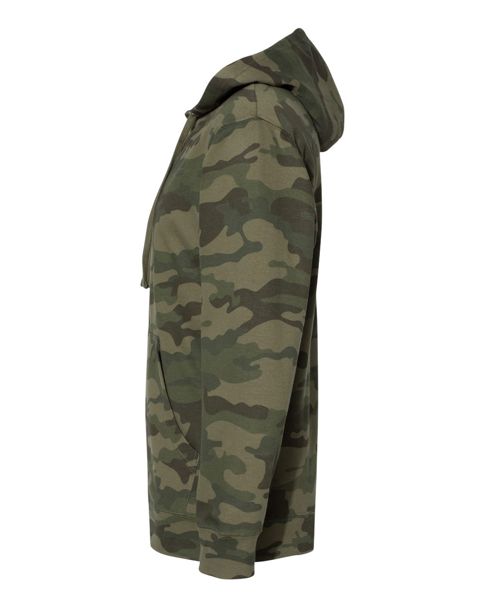 Independent Trading Co. Unisex Midweight Hooded Sweatshirt - SS4500 Forest Camo
