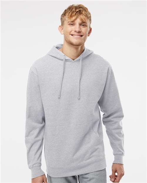 Independent Trading Co. Unisex Midweight Hooded Sweatshirt - SS4500 Grey Heather
