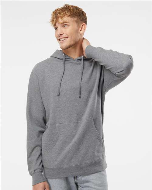 Independent Trading Co. Unisex Midweight Hooded Sweatshirt - SS4500 Gunmetal Heather