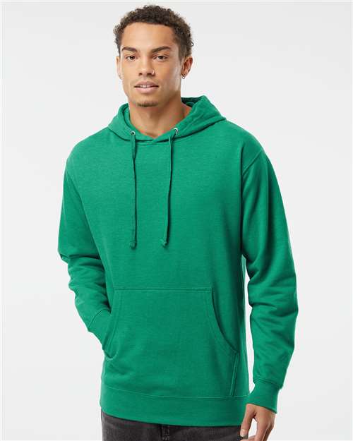 Independent Trading Co. Unisex Midweight Hooded Sweatshirt - SS4500 Kelly Green Heather