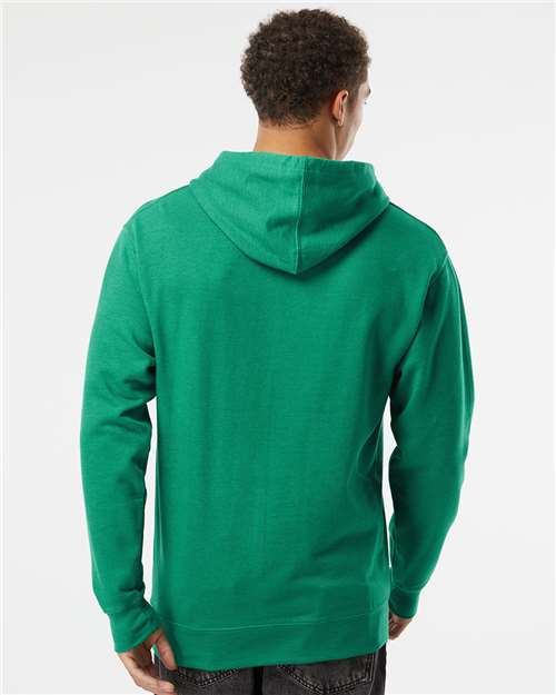 Independent Trading Co. Unisex Midweight Hooded Sweatshirt - SS4500 Kelly Green Heather