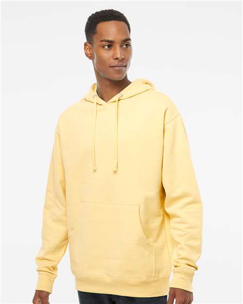 Independent Trading Co. Unisex Midweight Hooded Sweatshirt - SS4500 Light Yellow