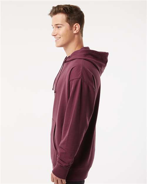 Independent Trading Co. Unisex Midweight Hooded Sweatshirt - SS4500 Maroon