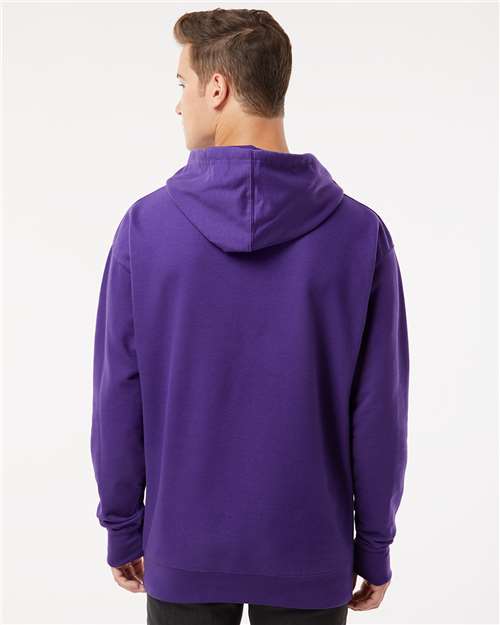 Independent Trading Co. Unisex Midweight Hooded Sweatshirt - SS4500 Purple