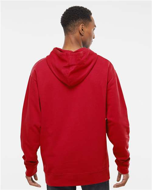 Independent Trading Co. Unisex Midweight Hooded Sweatshirt - SS4500 Red