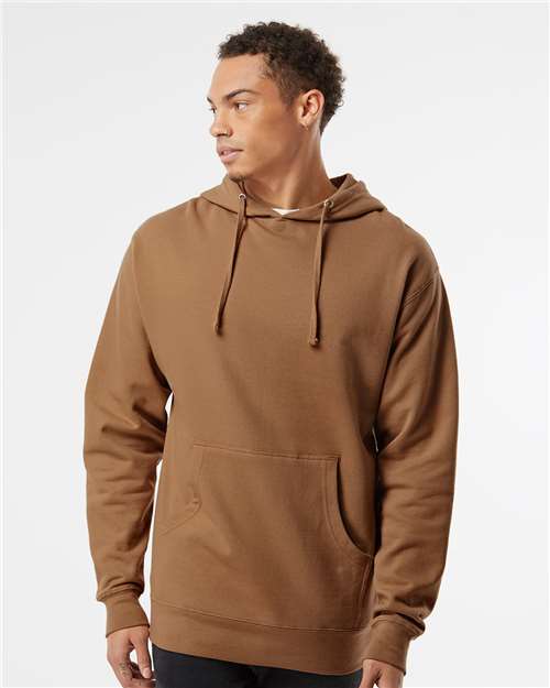 Independent Trading Co. Unisex Midweight Hooded Sweatshirt - SS4500 Saddle