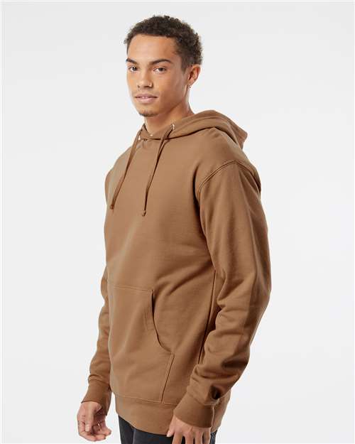 Independent Trading Co. Unisex Midweight Hooded Sweatshirt - SS4500 Saddle