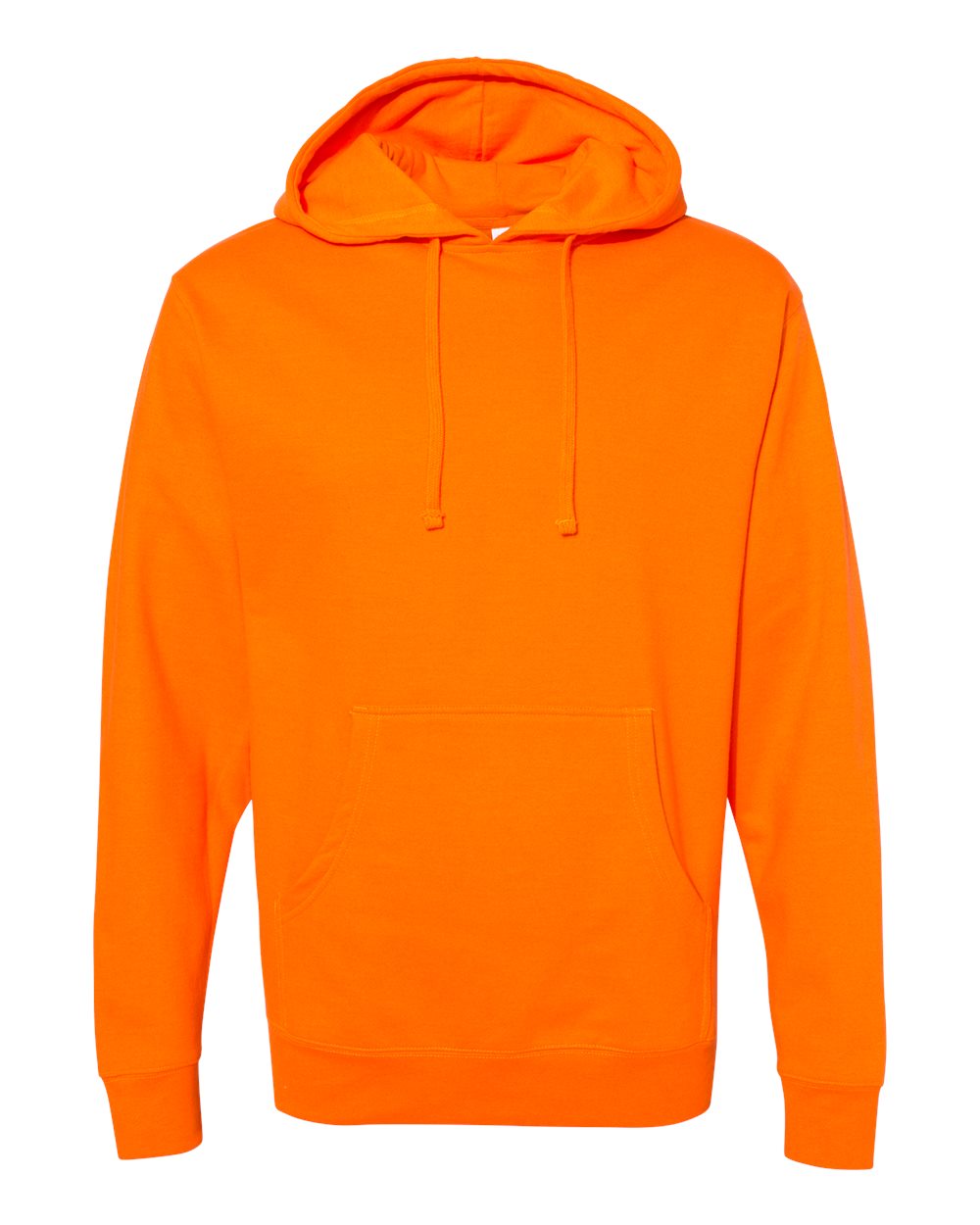 Independent Trading Co. Unisex Midweight Hooded Sweatshirt - SS4500 Safety Orange