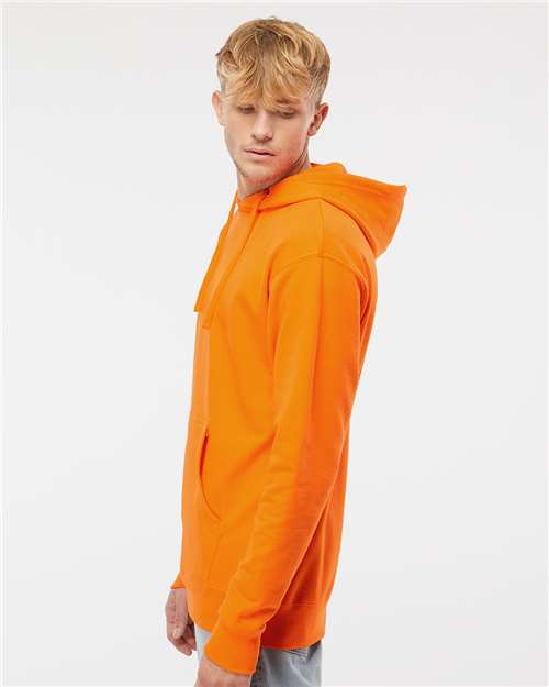 Independent Trading Co. Unisex Midweight Hooded Sweatshirt - SS4500 Safety Orange