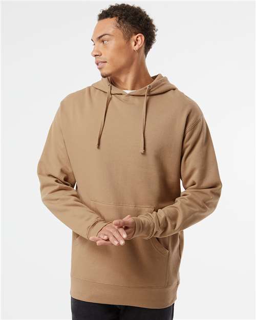 Independent Trading Co. Unisex Midweight Hooded Sweatshirt - SS4500 Sandstone