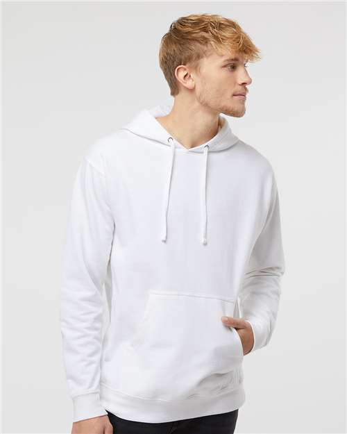 Independent Trading Co. Unisex Midweight Hooded Sweatshirt - SS4500 White