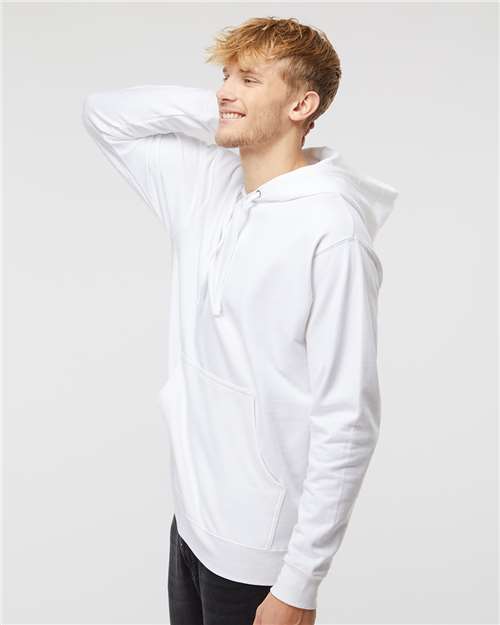 Independent Trading Co. Unisex Midweight Hooded Sweatshirt - SS4500 White