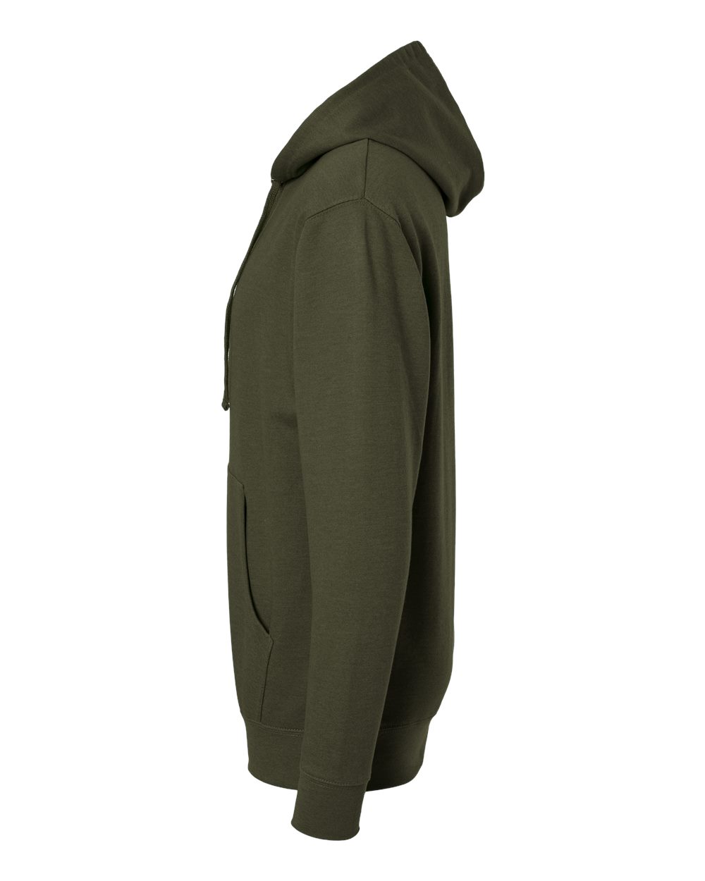 Independent Trading Co. Unisex Midweight Hooded Sweatshirt - SS4500 Army Heather