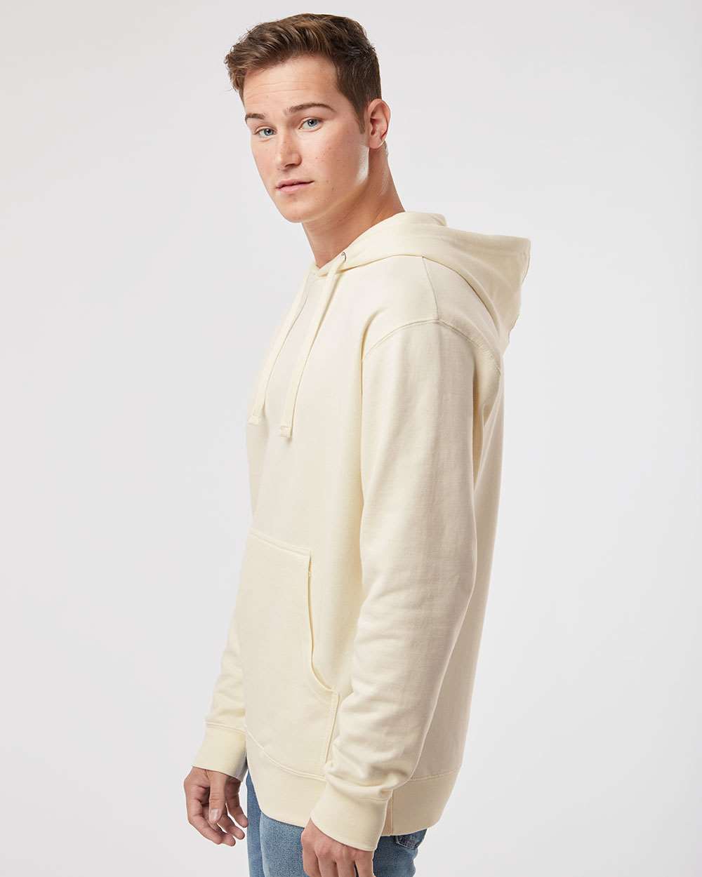 Independent Trading Co. Unisex Midweight Hooded Sweatshirt - SS4500 Bone