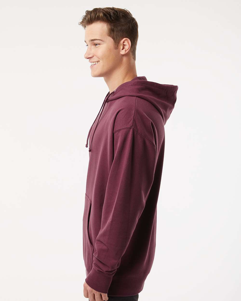 Independent Trading Co. Unisex Midweight Hooded Sweatshirt - SS4500 Maroon